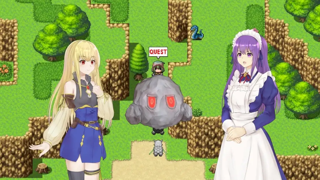 【日系RPG/AI汉化】我轉生成了異世界的石頭：為了保護女孩子，我正在不斷變強1.0【PC+安卓/1.07G】 安卓端-第1张