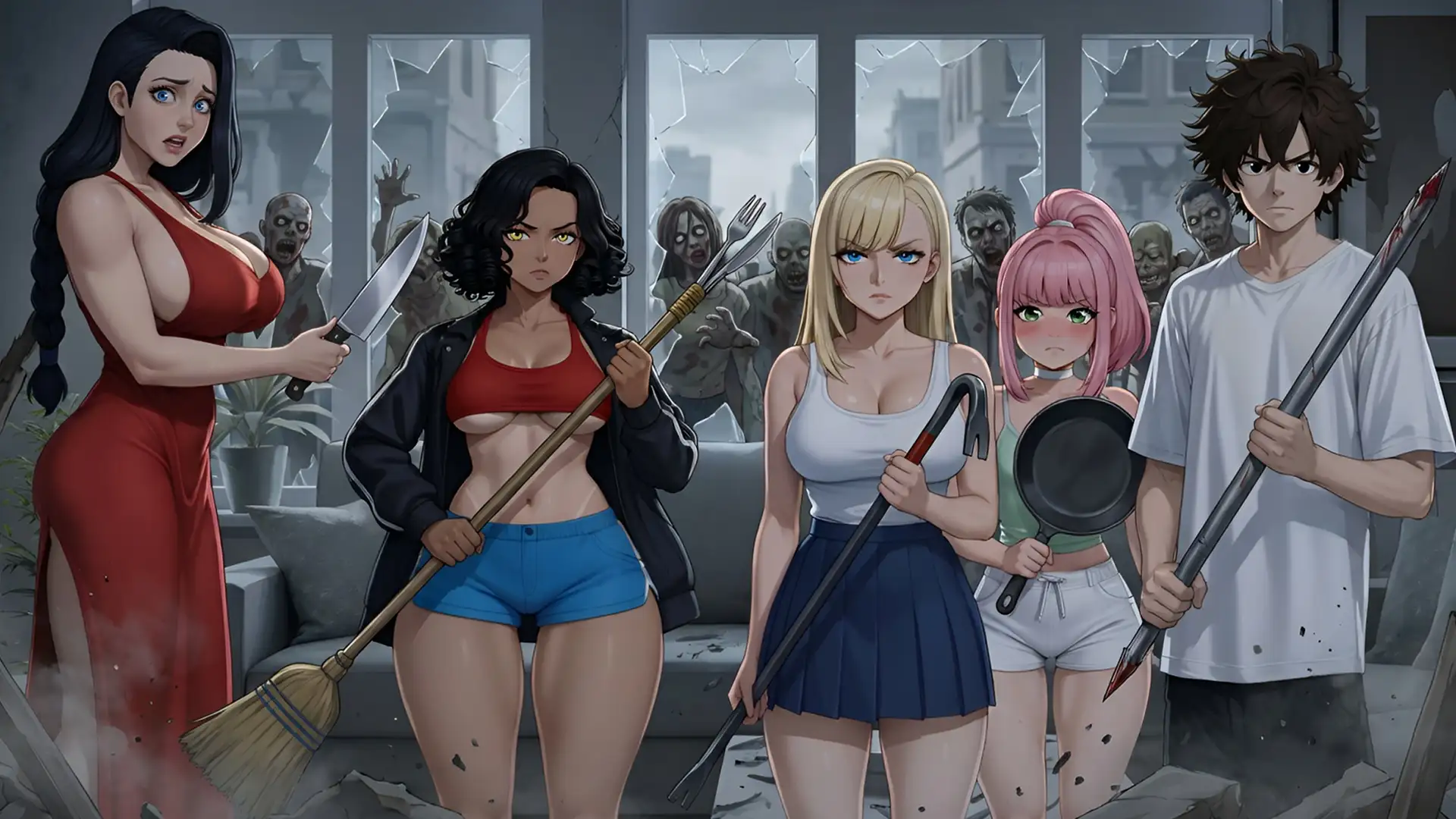 【SLG/AI汉化】被前任的家人和僵尸困住1.0.0【安卓/485M】 安卓端-第1张