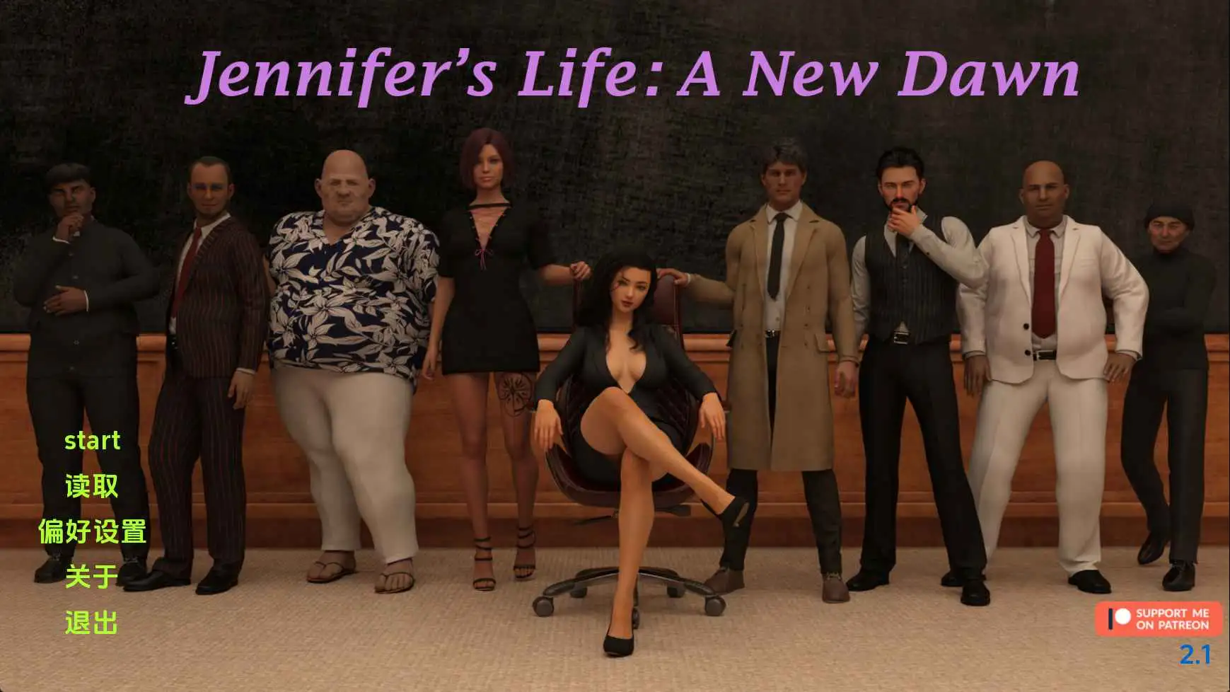 【欧美SLG/汉化/动态】珍妮弗的生活Ep.2.1 AI版【PC+安卓/2.86G/更新】 安卓端-第1张
