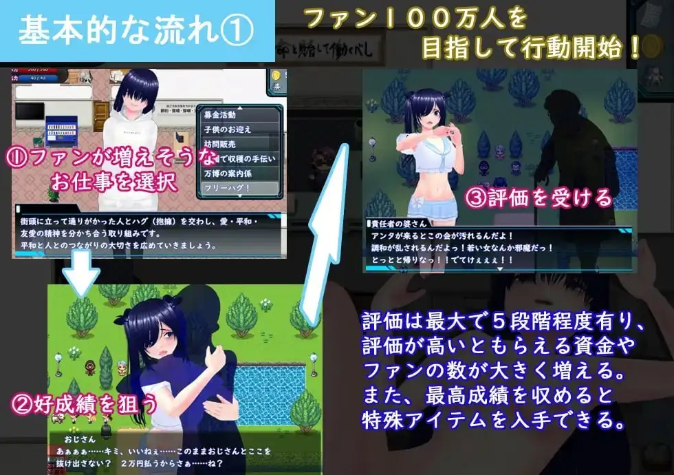 【日系RPG/AI汉化】目标!阴角与TOP偶像1.0.0【安卓/1.71G】 安卓端-第1张